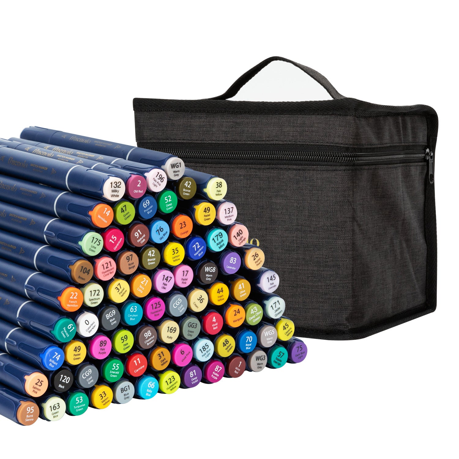 SET 80 MARKERE SKETCHING VARF DUBLU ROTUND/TESIT HUSA TEXTILA DELI SET 80 MARKERE SKETCHING VARF DUBLU ROTUND/TESIT HUSA TEXTILA DELI